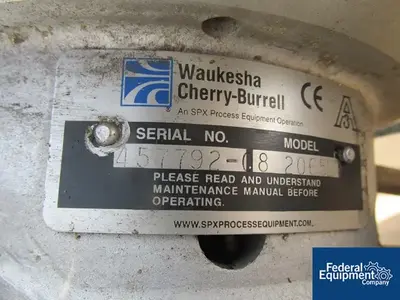 USED Waukesha Cherry-Burrell 2" x 1.5" Waukesha Cherry Burrell Centrifugal Pump, S/S, 10 HP