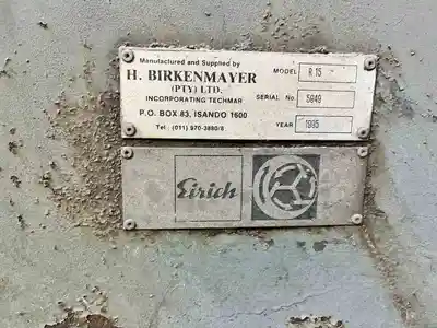 Used EIRICH RV-15 Homogenizers New Jersey US | Phoenix Equipment Corp #175432