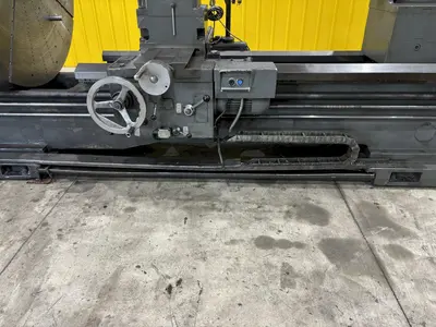 48" / 60" SWING X 84" SIRCO MODEL #PA-36 HEAVY DUTY GAP BED ENGINE LATHE, 5.5" HOLE: STOCK #21004