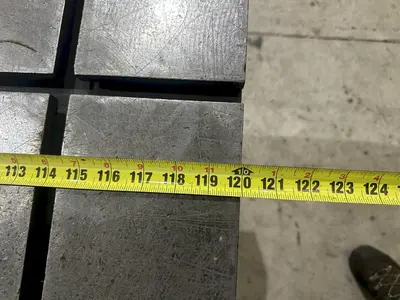 5' X 10' STEEL LAYOUT TABLE: STOCK #22156