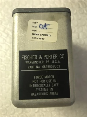 USED Fischer & Porter Co. 669B009U03