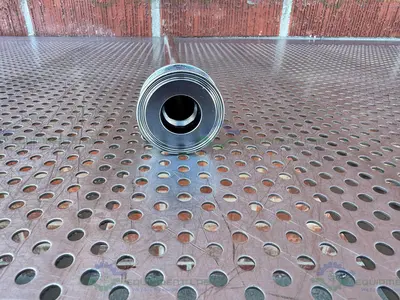 Stainless Steel 20" Syphon Tube w/ 2" OD Sanitary Fitting