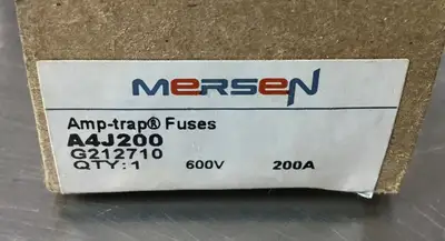 Used Mersen A4J200 Fuses | Palmetto Automation #1148978
