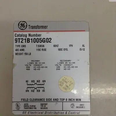 USED GENERAL ELECTRIC / GE 9T21B1005G02