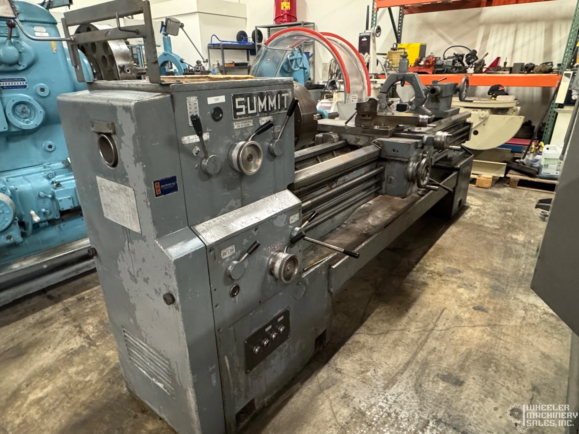 Summit 20-4 x 80 Gap Bed Engine Lathe #7370 #2