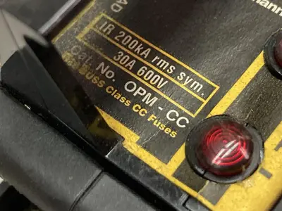 USED BUSSMANN OPM-CC
