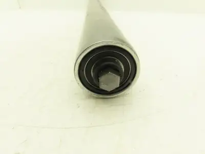 Hytrol 2.5"x 26" Snub Idler Gravity Conveyor Roller 11/16" Hex Axle