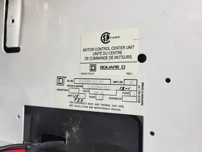 USED SQUARE D MODEL 6