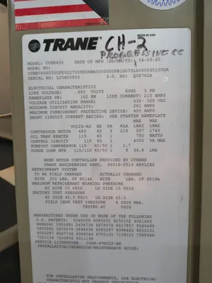 TRANE CVHE400 Chiller | ESS Industrial Equipment Sales (23)