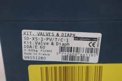 Grundfos KIT, VALVE SD-XS-1-PV/T/C-1 99151280 NEW IN BOX STOCK G139A