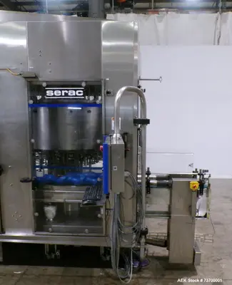 Used SERAC 18/6 Bottle Fillers Illinois US | Aaron Equipment #1355232