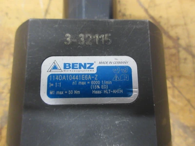 Used BENZ 114DA10441E6A-Z Tool Holders Minnesota US | Machinesused.com #1411704