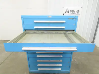 Nu-Era Modular Tool Storage Cabinet 11 Drawer 45x28x61" Stanley Vidmar
