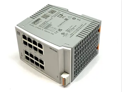USED PHOENIX CONTACT MANAGED ETHERNET SWITCH 16-PORT FL SWITCH 2116