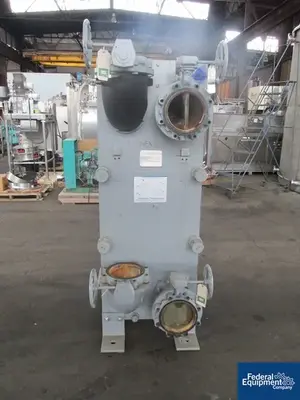USED Alfa Laval 1,630 Sq Ft Alfa Laval Plate Heat Exchanger, S/S, 150#