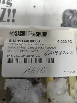 New | in-Stock SACMI 8JJA09144D0000 Miscellaneous Equipment (Electrical & Power) | Surplus Asset Holdings #1191315