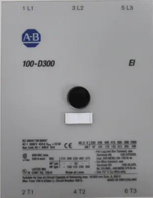NEW ALLEN BRADLEY 100-D300 CONTACTOR 100D300EZD11 SER.A