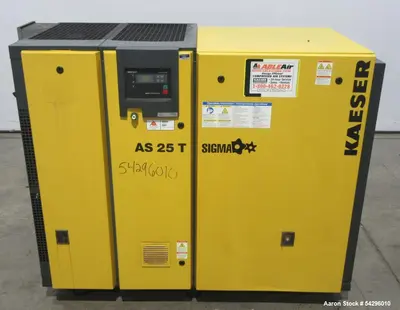 Used KAESER AS 25 T Rotary Screw & Sliding Vane Air Compressors Illinois US | Aaron Equipment #787353