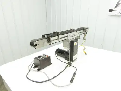 MK North America GUF-P 2000 50mm x 900mm Belt Conveyor 115V Variable Speed Drive