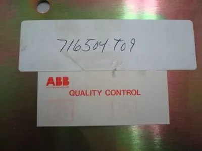ABB MPS-C-5G Micro Power-Shield 800 / 1600 Amp Trip Unit 716505-T03 Used