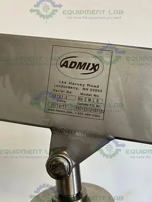 USED ADMIX 100RXGF-050 ROTOMIXX 1/2 HP W/ ADMIX FRAME, ABB CONTROLLER 480V