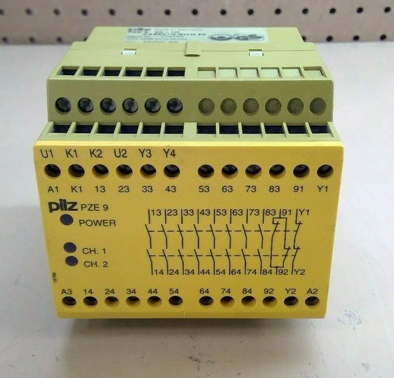 Pilz PZE 9 8S/1O ( 774150 ) Safety Relay Expander Module 3D-9