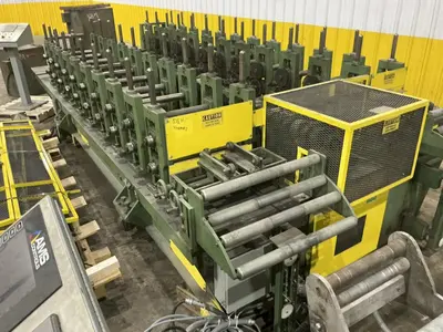10 & 12 STAND X 2" BRADBURY SIDE BY SIDE U JOINT DRIVE ROLLFORMER: YOBRO #24947