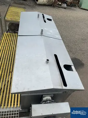 USED APV 10" x 90" APV Discharge Screw Conveyor, S/S, 20 HP