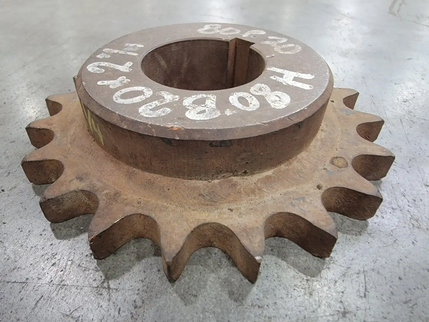 Roller Chain Sprocket 80B2023, Size 80, 20 Teeth