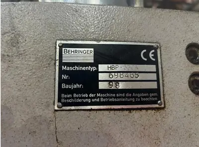 USED 1998 BEHRINGER HBP-530A