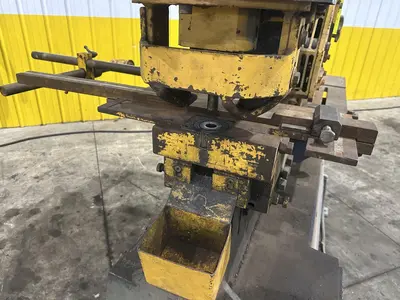 110 TON GEKA MODEL #HYD-110 HYDRUALIC IRONWORKER, NEW 1999: YOBRO #23975