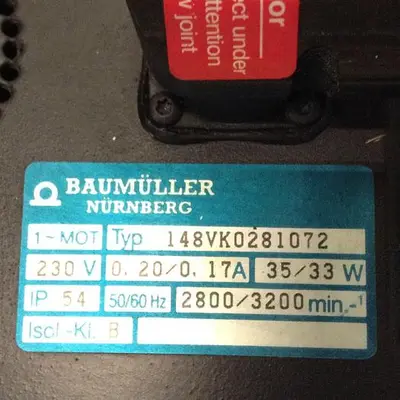 USED BAUMULLER 148VK0281072