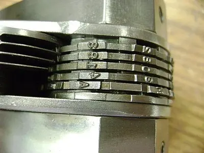 1483-700 Automatic Indexible Number and Letter Stamp for Foot Press, Hydraulic Press, Other Model PN-50/6-1-16