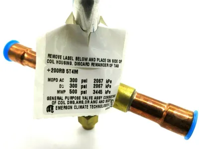 NEW EMERSON 200RB5T4M SOLENOID VALVE