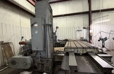 Used GIDDINGS & LEWIS 340-T Horizontal Table Type Boring Mills Ohio US | G-2000, Inc. #1323205