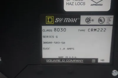 USED SQUARE D 8030-CRM-222 INTERFACE MODULE SER.G 8030CRM222