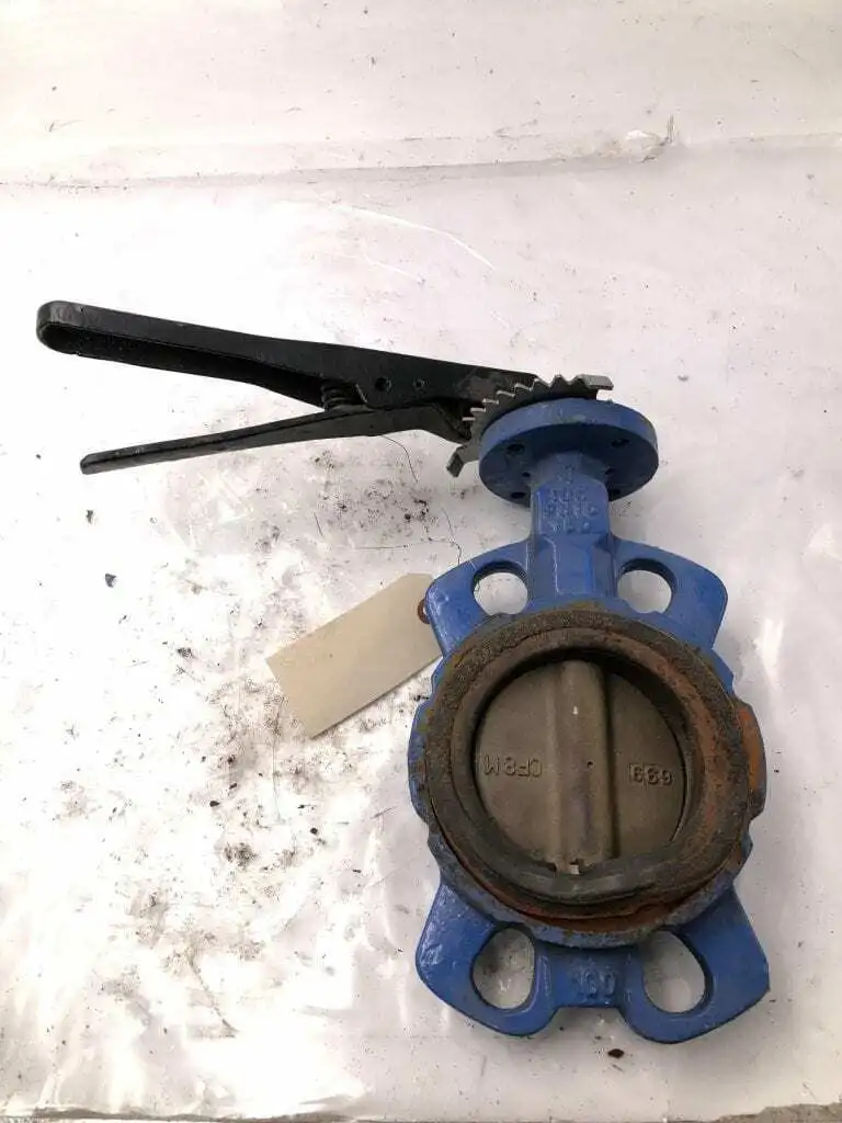 VALCO STC-22331-1 DI 4″ Manual Wafer Butterfly Valve; DN100, CF8M Disc, 250PSI