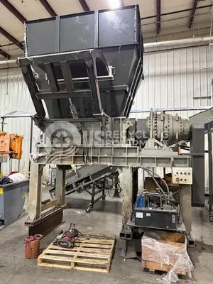 Used 2021 GENOX YS-1500 SHREDDER & OBR12065 CONVEYOR Shredders Georgia US | US Recycling Equipment #785901