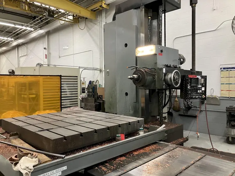 Used 1985 KURAKI KBT-1105DX Horizontal Table Type Boring Mills Michigan US | Star Equipment Co., Inc. #564057