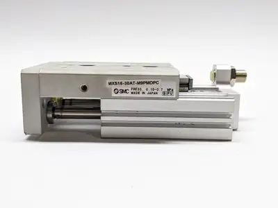 MXS16-30AT-M9PMDPC | SMC  Adjustable Stroke Guided Cylinder Slide Table - Used