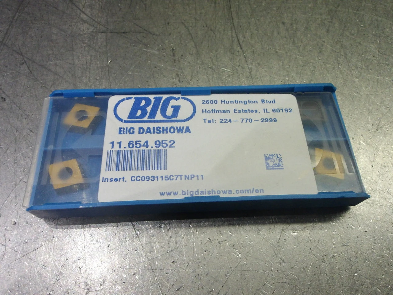 Kaiser Carbide Inserts QTY10 CC093115C7TNP11/ 11.654.952 (LOC2613B)
