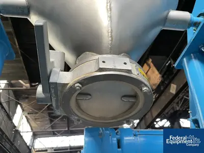 USED Patterson-Kelley 2 Cu Ft P-K CrossFlow Twin Shell Blender, S/S