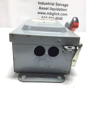 Square D HU361A Heavy Duty Safety Switch