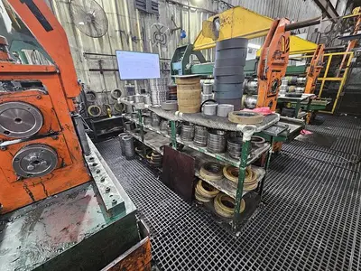 60” x .135” x 50,000 Lbs. Cincinnati/Herr-Voss Slitting Line  (Used)