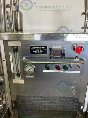 USED MUELLER 60 LITER STAINLESS STEEL  JACKETED MIXING TANK W/ CHILLER, CONTROLLER