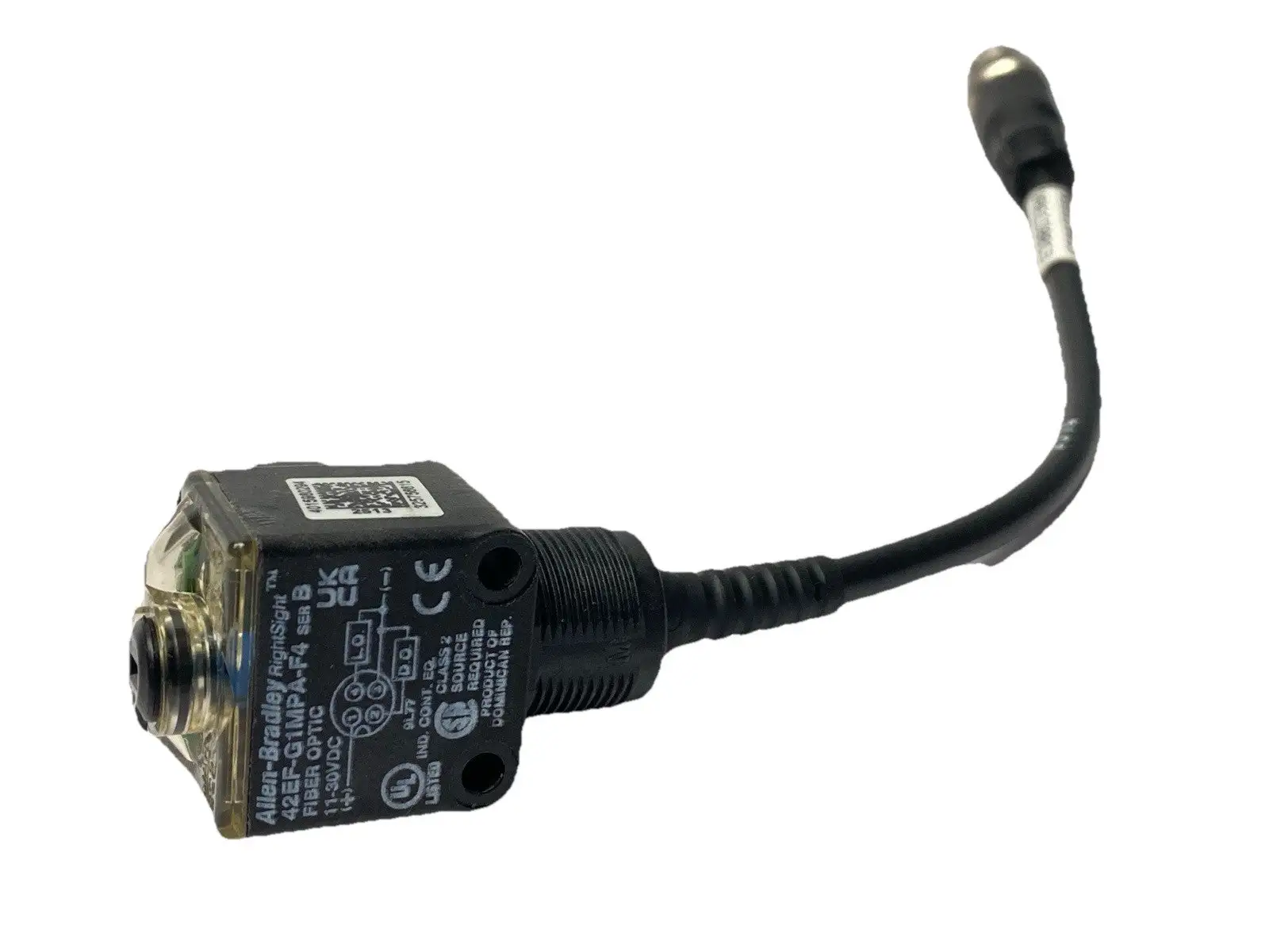 42EF-G1MPA-F4 | Allen Bradley  Ser. B RightSight Fiber Optic Photoelectric Sensor - Used