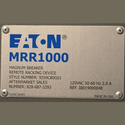 Eaton MRR1000 Remote Racking Device
