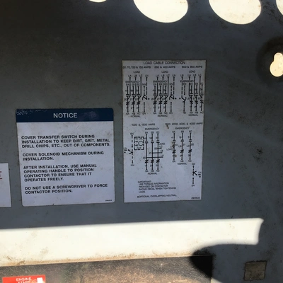 Spectrum 40DS60 Detroit Diesel 40KW Generator w/ Auto Transfer Switch