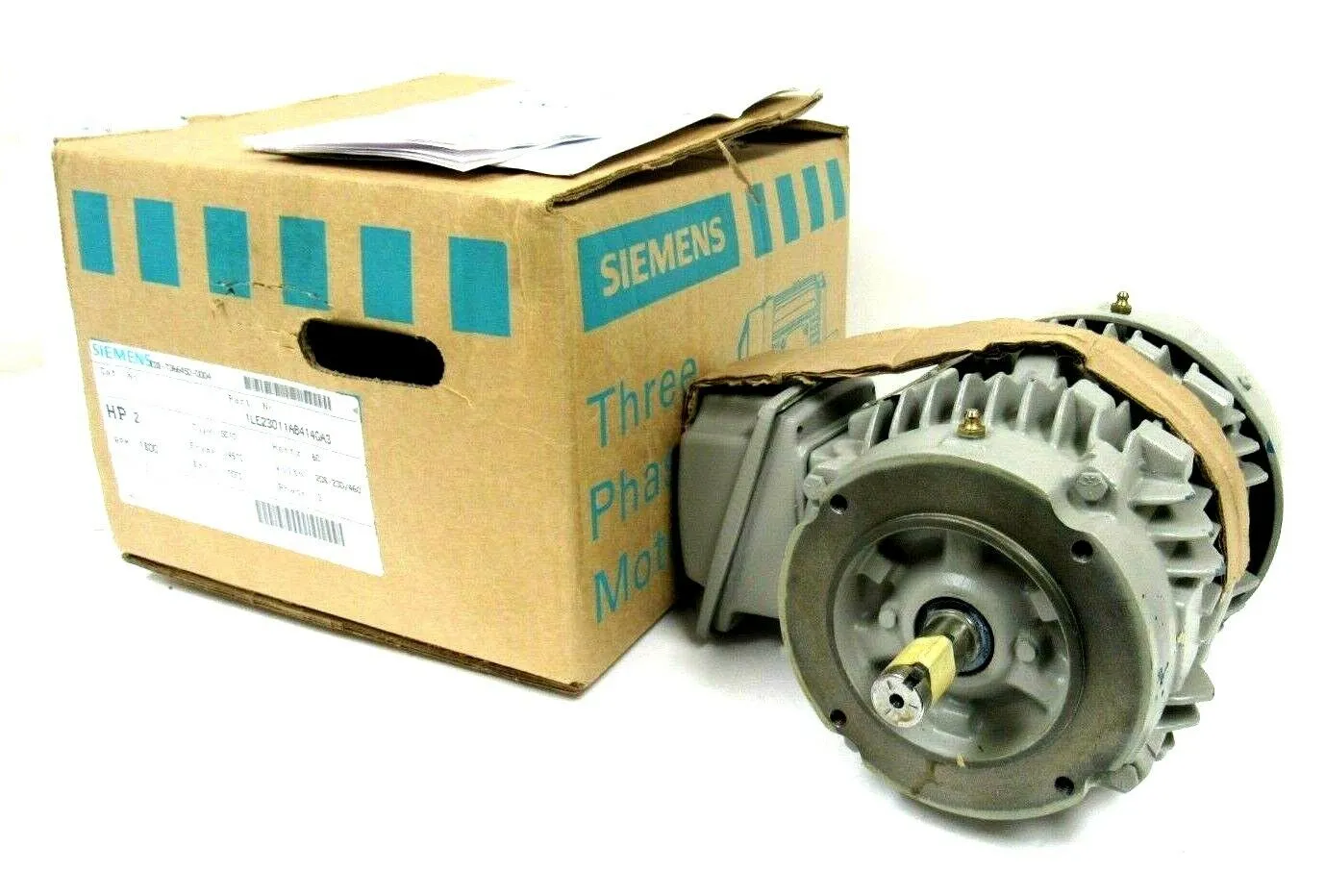 NEW SIEMENS 1LE23011AB414GA3 MOTOR TYPE SD10 2HP 1800RPM 208-230-460V 3PH