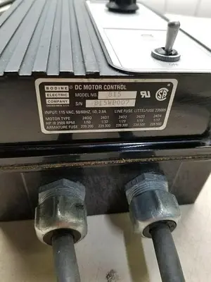USED BODINE ELECTRIC COMPANY 815